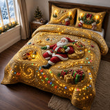 Christmas Flow 3-Piece Quilted Bedding Set GFTOPND1695