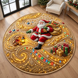 Christmas Flow Quilted Round Mat GFTOPND1695 C3