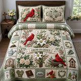 GROW IN GRACE BEDDING SET | 3-PIECE QUILTED BED SET