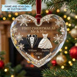 Our First Christmas Christmas Mica Ornament