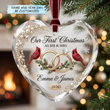 Our First Christmas Christmas Mica Ornament
