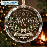 Our First Christmas Christmas Mica Ornament