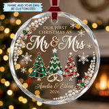 Our First Christmas Christmas Mica Ornament QTCUZ GFTOPND1958