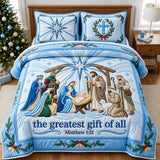 THE GREATEST GIFT BEDDING SET | 3-PIECE QUILTED BED SET