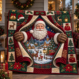 Santa Claus Quilted Blanket GFTOPND2855