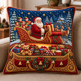 Santa Christmas Gifts Quilted Pillow Case GFTOPND3044 C1
