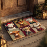 Western Party Quilted Doormat GFTOQA112