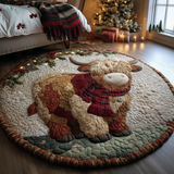 HIGHLAND CHEER | QUILTED ROUND MAT