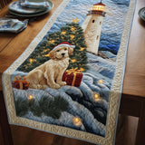 WAITING PUPPY | QUILTED TABLE RUNNER