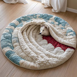 ARCTIC HUSKY | QUILTED ROUND MAT