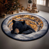 Winter Burrow Quilted Round Mat GFTOQM1423