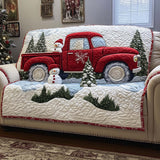 Snowman Quilted Sofa Cover GFTOQM251