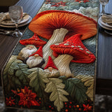 Fungus Gnomes Quilted Table Runner GFTOQM646