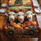 FLOWER COWS | QUILTED TABLE RUNNER