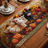 FENCE COWS | QUILTED TABLE RUNNER