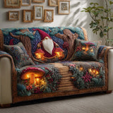 Forest Gnome Quilted Sofa Cover GFTOQM907