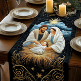 HOLY FAMILY | QUILTED TABLE RUNNER