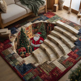 HOLIDAY WORKSHOP AREA RUG | NON-SLIP QUILTED MAT