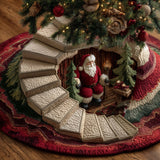Santa Workshop Quilted Tree Skirt GFTOTP14958