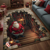 HIDDEN LIBRARY AREA RUG | NON-SLIP QUILTED MAT