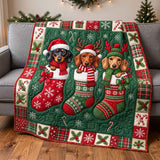 Holiday Wiener Quilted Blanket GFTOTP20862