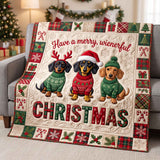 Holiday Wiener Quilted Blanket GFTOTP20863