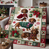 Holiday Wiener Quilted Blanket GFTOTP20865