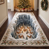 YULETIDE VILLAGE RUNNER RUG | QUILTED TABLE RUNNER