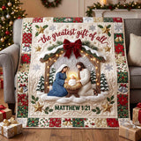 THE GREATEST GIFT OF ALL | HANDMADE QUILTED BLANKET