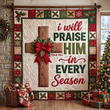 CHRISTMAS GRACE | HANDMADE QUILTED BLANKET