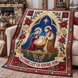 HOLY FAMILY ARCH | HANDMADE QUILTED BLANKET