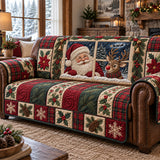 Jolly Christmas Window Quilted Sofa Cover GFTOTP22769