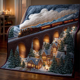 Yuletide Railway Quilted Blanket GFTOYC2552