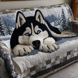 Gale - Quilted Sofa Cover Snow Landscape Still