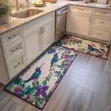 Non-slip Kitchen Mat – Hummingbird and Light Atmosphere