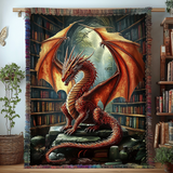 BLANKET LITERARY DRAGON | HANDMADE QUILTED BLANKET
