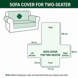 Zariah - Quilted Sofa Cover Evening Atmosphere