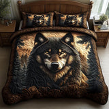WOODLAND ANIMALS | 3-PIECE QUILTED BED SET