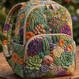Padded Backpack - Succulents and Cacti