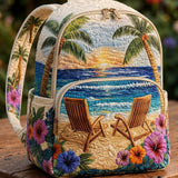 Padded Backpack - Sunset on the Beach