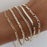 BRACELET SET | WHITE GOLD JEWELLERY