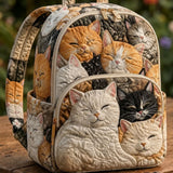 Padded Backpack - Family of Sleepy Cats