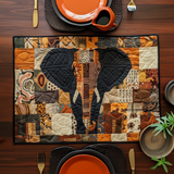 Quilted Placemat - Mystical Elephant