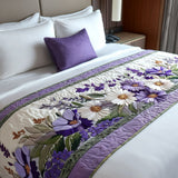 QUILTED BED RUNNER - SOFT SPRING EMBRACE | RING