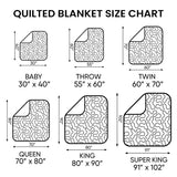 STAINED GLASS NATIVITY | HANDMADE QUILTED BLANKET