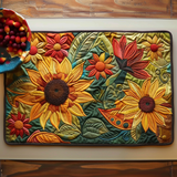 Quilted Placemat - Sunburst Sunflowers
