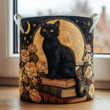 PAWS IN STARLIGHT | QUILTED LAUNDRY BASKET