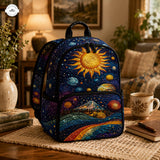 Padded Backpack - Sun and Mountains