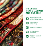 Nutcracker Glory Quilted Christmas Tree Skirt
