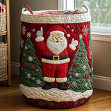 WINTER WONDER | QUILTED LAUNDRY BASKET